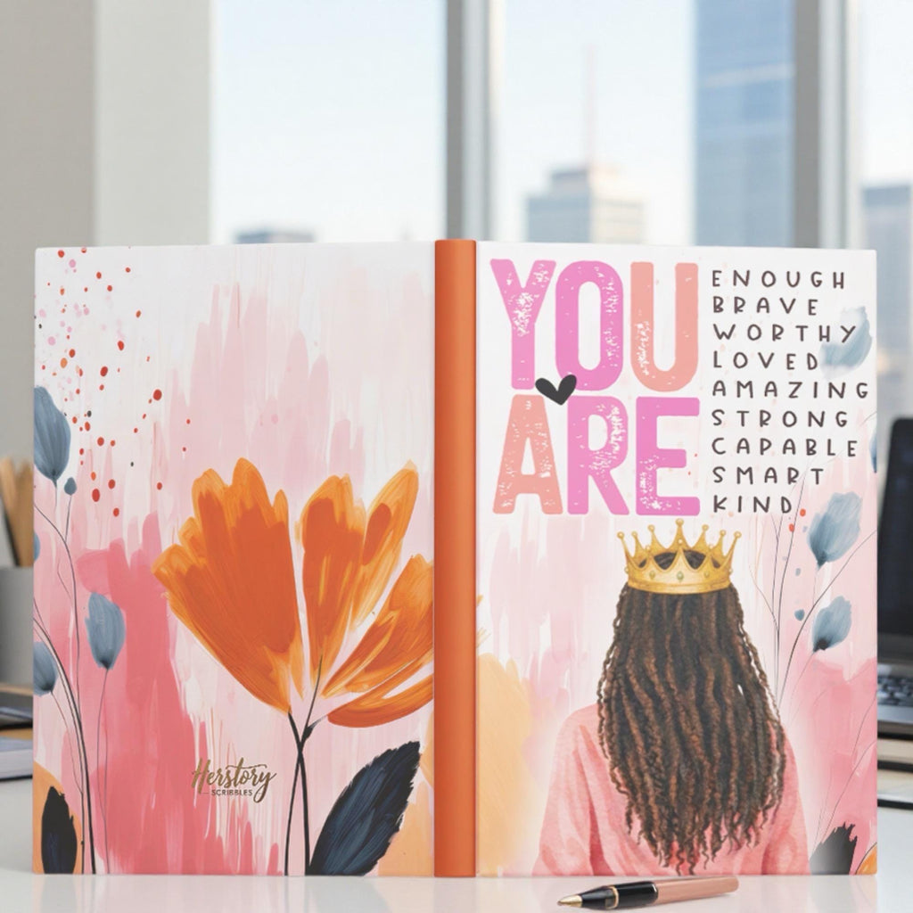 Self Discovery Journal and Mug Set for Black Women - Relaxation Gift Set