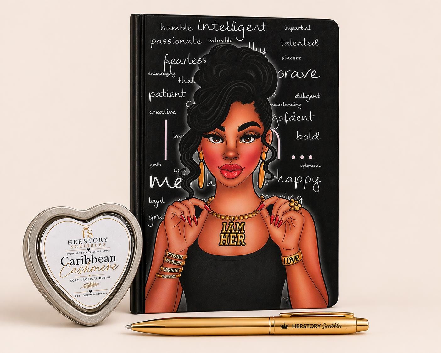 Empowerment Journal for Black Women.  Affirmation Notebook. Self Love & Confidence Gift | Inspirational Writing Journal