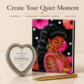Black Woman Journal: African American Art Hardcover Notebook
