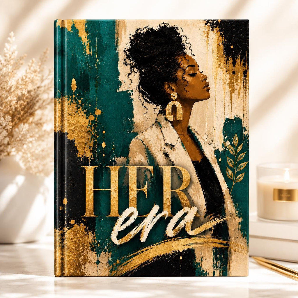 Guided Prompt Journal for Women. Self Discovery & Healing Hardcover Notebook. Self Care Gift for Black Women. Reflection and Personal Growth