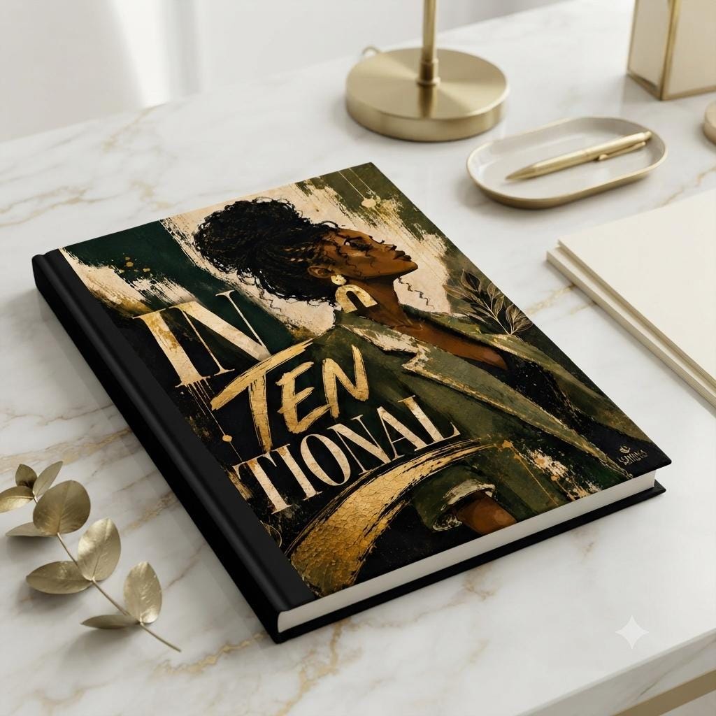 Guided Prompt Journal for Women. Intentional Living, Self Discovery & Personal Growth. Handmade Hardcover Notebook