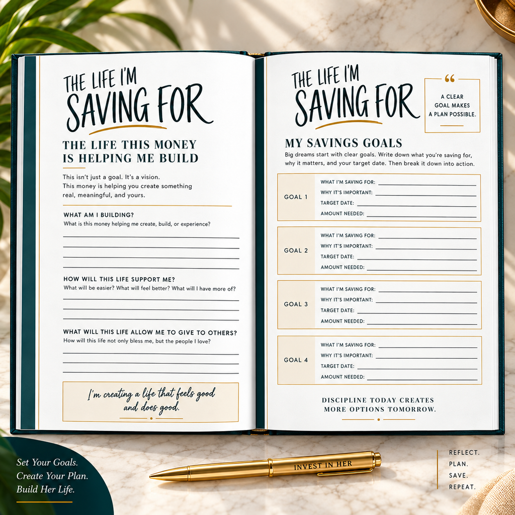 Savings Journal Gift Set | 12-Month Budget Planner