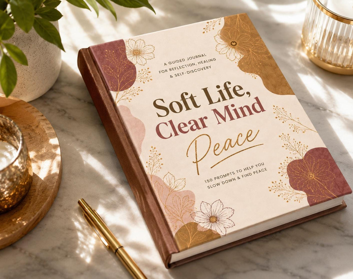 Self Care Gift Set, Hardcover Self Discover Prompt Journal