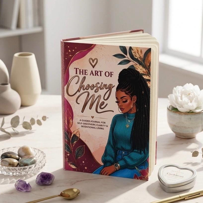 Guided Prompt Journal for Self-Discovery, Clarity & Intentional Living, Healing Prompts for Women, The Art of Choosing Me