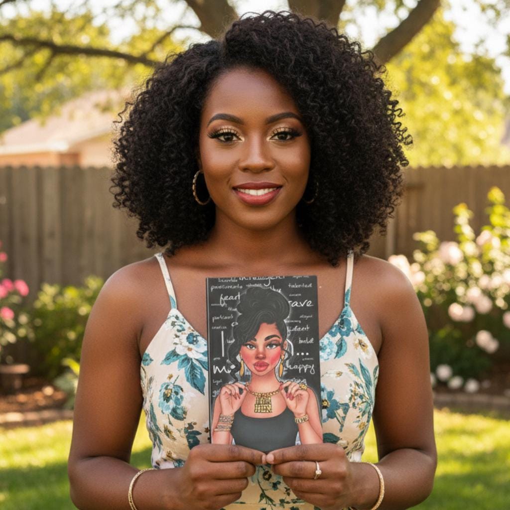 Empowerment Journal for Black Women.  Affirmation Notebook. Self Love & Confidence Gift | Inspirational Writing Journal