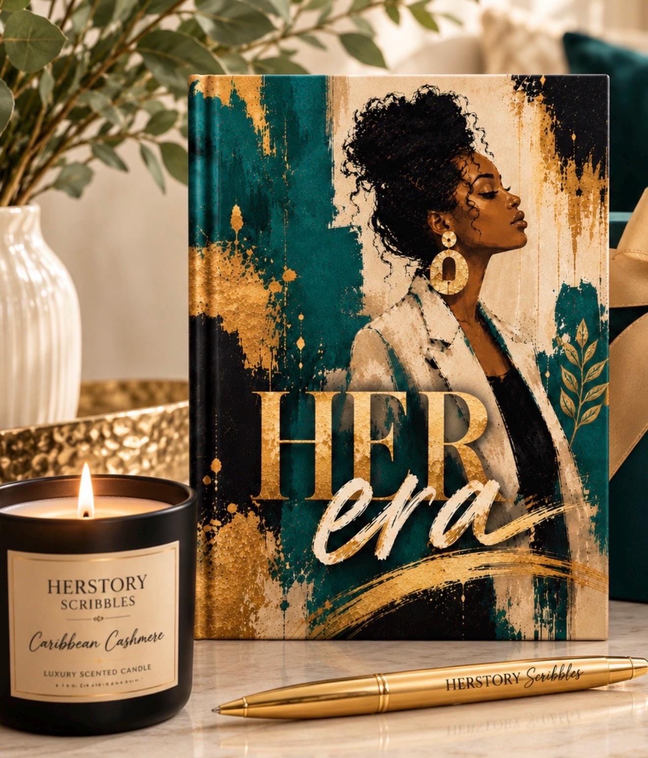 Guided Prompt Journal for Women. Self Discovery & Healing Hardcover Notebook. Self Care Gift for Black Women. Reflection and Personal Growth