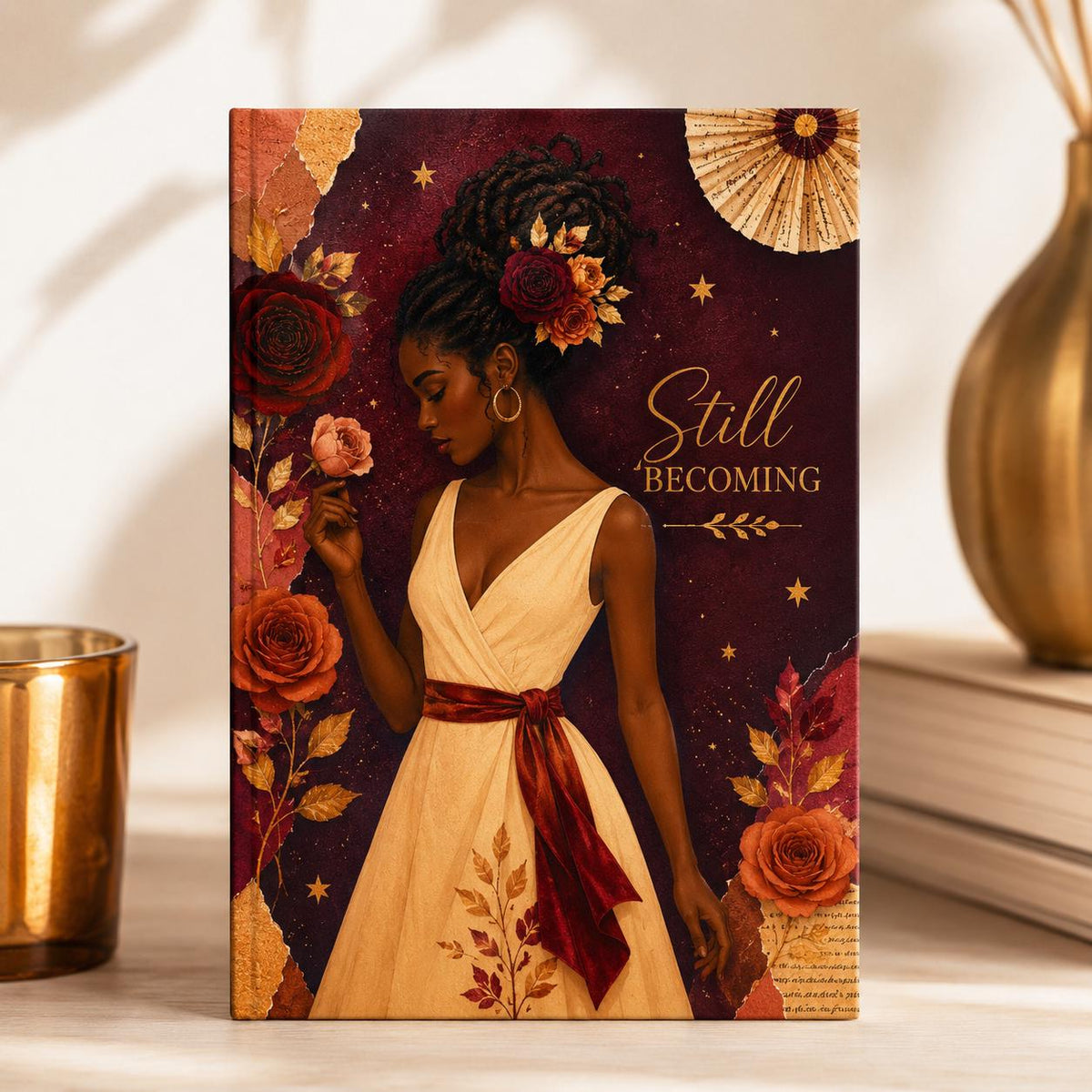 Still Becoming Guided Journal for Women | Self Reflection & Personal Growth Journal | Handmade Hardcover Journal