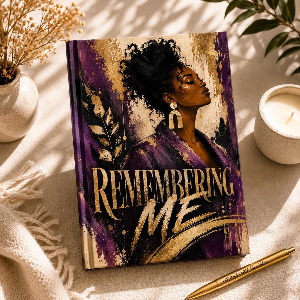 Guided Self-Discovery Journal for Black Women  Healing & Reflection Journal. Handmade Hardcover Prompt Journal. Self-Care Gift for Her
