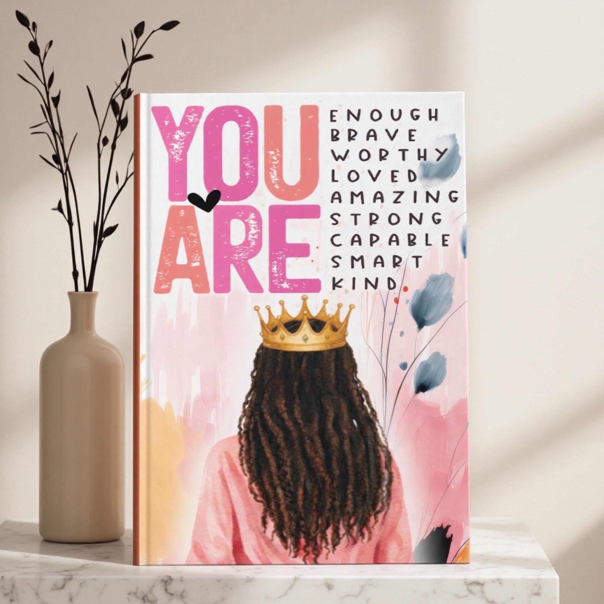 Self Discovery Journal and Mug Set for Black Women - Relaxation Gift Set