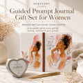 Guided Prompt Journal for Women, Self-Care Gift Set with Candle and Pen, Healing and Self-Discovery Journal, Gift for Her