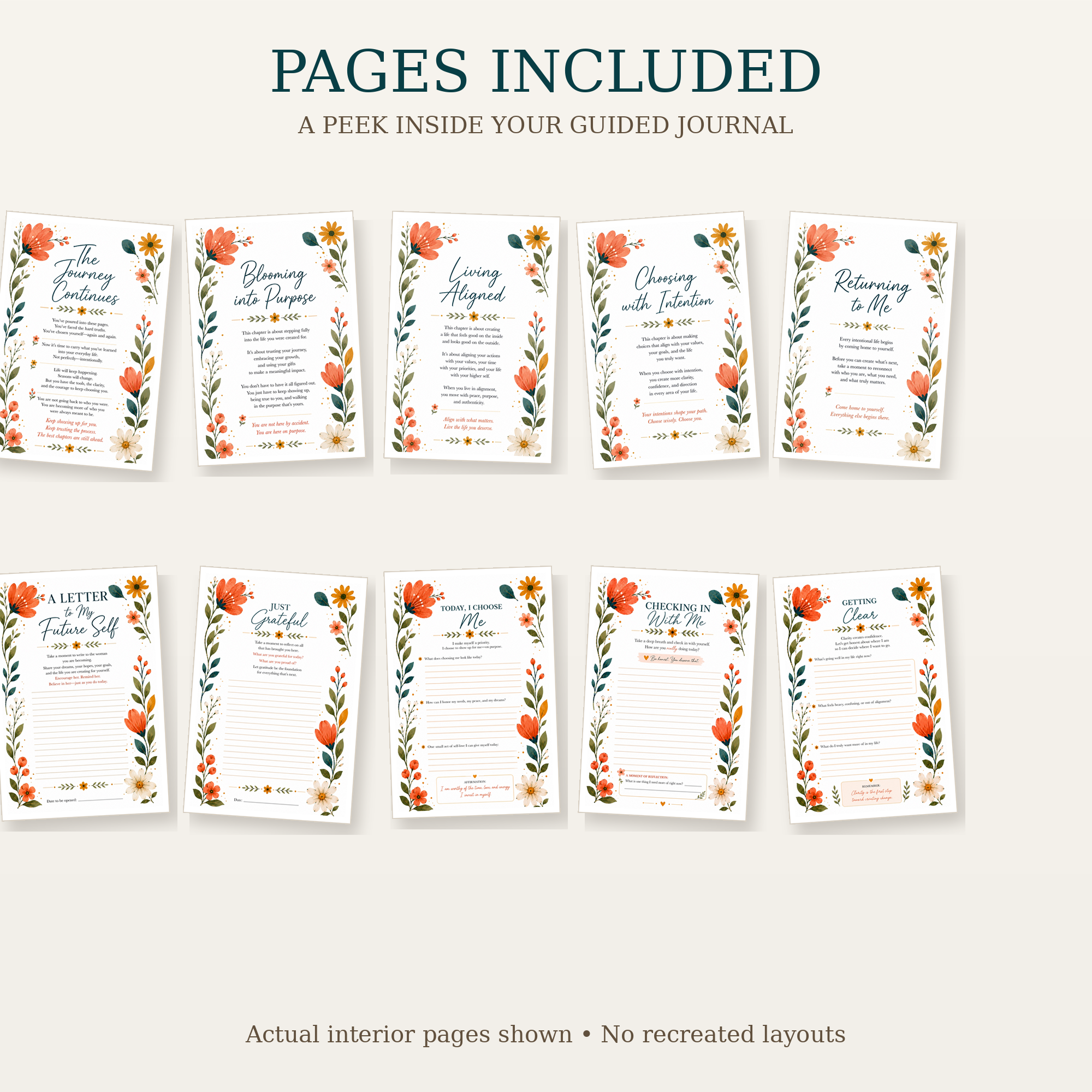 Self-Discovery Journal for Women — 120 Pages of Guided Reflection & Growth